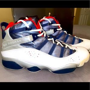 Rare Vintage 2008 Authentic Jordan 6 Ring Olympic colorway Size 12 Flawless COND